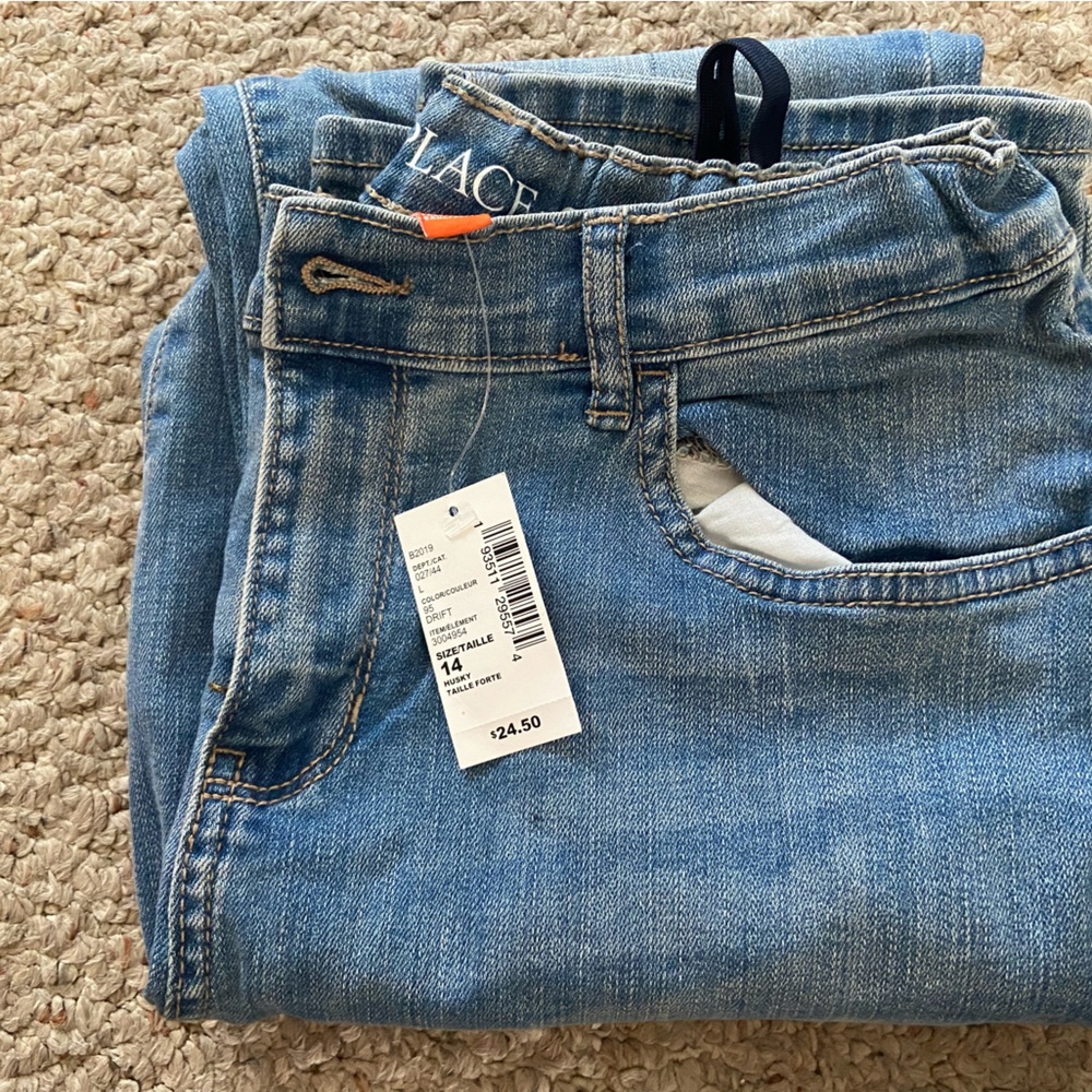 Light wash boys jeans